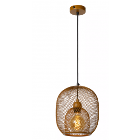 Lucide Jerrel - hanglamp - Ø 25 x 160 cm - bruin