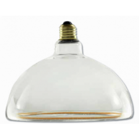 Segula LED lamp - Floating Bowl - Ø 20 x 15 cm - E27 - 6,2W dimbaar - dim to warm 2000 tot 2700K - transparant 
