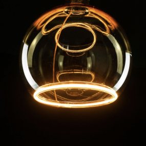 Segula LED lamp - Floating Globe - Ø 20 x 23 cm - E27 - 4,5W dimbaar - 2200K - amber