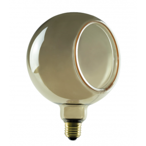 Segula LED lamp - Floating Globe Open - Ø 15 x 20 cm - E27 - 6W dimbaar - 1900K - gerookt