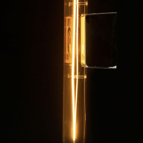 Segula LED lamp - Linear - Ø 3 x 30 cm - S14d - 4W dimbaar - 2700K - amber