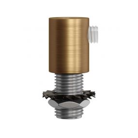 Creative Cables - snoeraanspanner - Ø 1,3 x 1,7 cm - metalen design trekontlaster - geborsteld brons