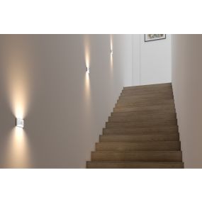 Calex Spot On Indoor Sensor - Up & down light met sensor - 10,6 x 3,5 x 8,6 cm - wit