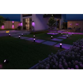 Calex Smart Garden Spot - dimfunctie en instelbare lichtkleur via app - Ø 6 x 25 cm - 4W LED incl. - IP65