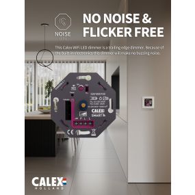 Calex Smart - Inbouw Wifi dimmer voor LED - 7 x 2,5 x 7 cm 
