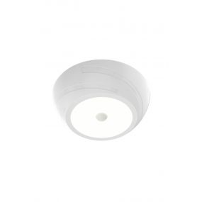 Calex Spot On Ceiling - plafondverlichting met bewegingssensor op batterijen - Ø 19 x 6,8 cm - wit