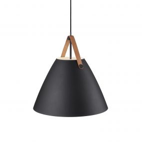 Design for the People Strap 48 - hanglamp - Ø 48 x 356,15 cm - zwart