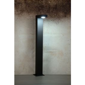 Lucide Texas I - tuinpaal - 6 x 15 x 60 cm - 6W LED incl. - IP54 - antraciet