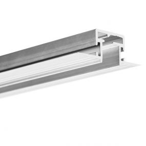 KLUS Tepiko - LED profiel voor 12mm gipsplaat - 4 x 1,49 cm - 200cm lengte - zilveren afwerking