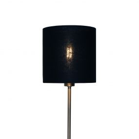 Artdelight Rosa - tafellamp - Ø 12 x 26 cm - mat staal