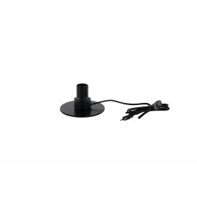 Artdelight Disk - tafellamp - Ø 10 x 13,2 cm - zwart