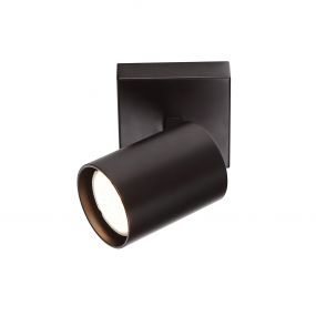 Maxlight Top - opbouwspot 1L - 8 cm - zwart