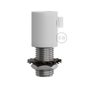 Creative Cables - snoeraanspanner - Ø 1,3 x 1,7 cm - metalen design trekontlaster - wit