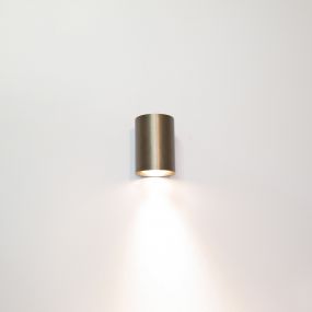 Artdelight Roulo1 - wandverlichting -  Ø 6,4 x 9 cm - licht brons