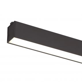 Maxlight Linear - plafondverlichting - 56 x 6 x 5 cm - 18W LED incl. - zwart - witte lichtkleur