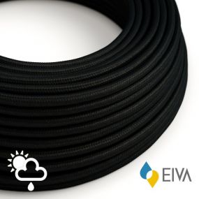 Creative Cables EIVA - textielsnoer - IP65 - per 100 cm - zwart