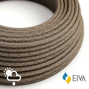 Creative Cables EIVA - textielsnoer - IP65 - per 100 cm - bruin