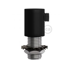 Creative Cables - snoeraanspanner - Ø 1,3 x 1,7 cm - metalen design trekontlaster - zwart