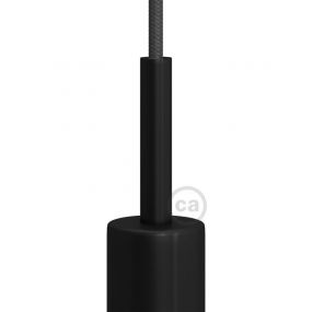 Creative Cables - snoeraanspanner - Ø 1,3 x 7 cm - metalen design trekontlaster - zwart