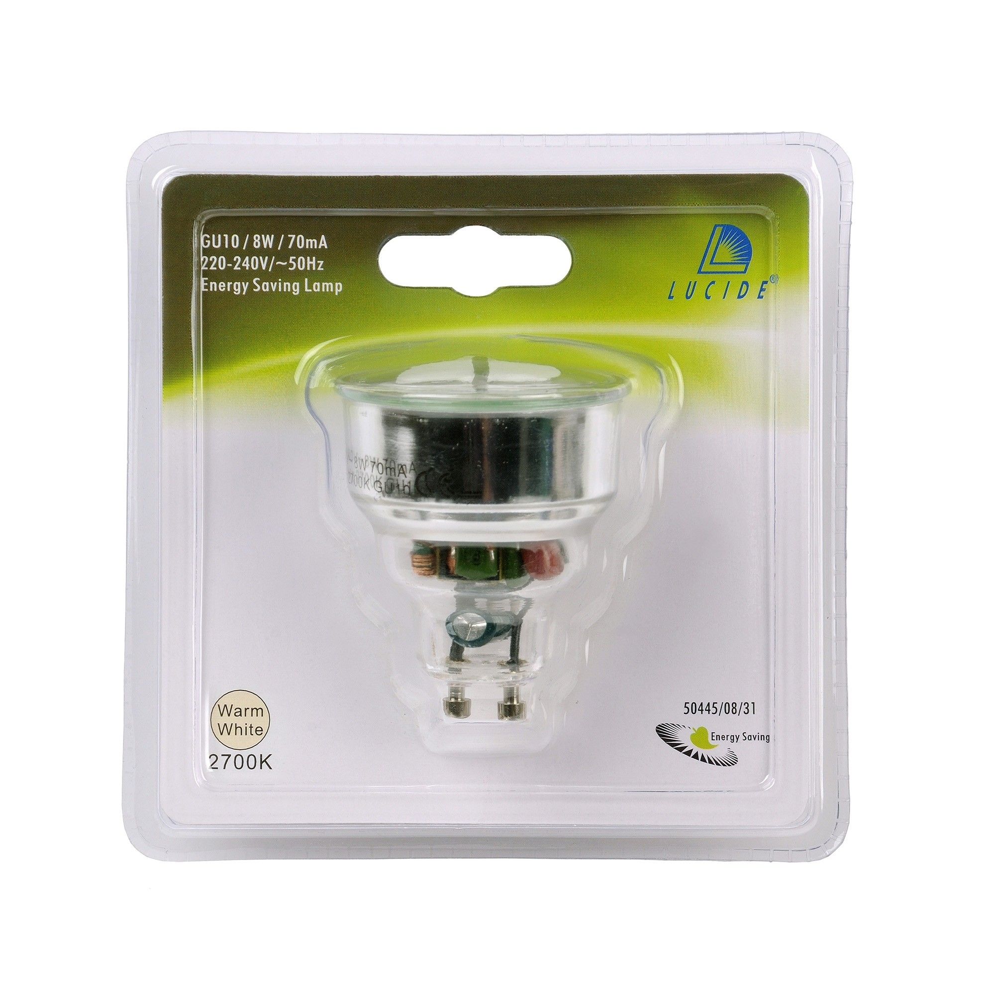 Altijd Kaarsen compressie Lucide spaarlamp - GU10 - 8W - 2700K - wit | Lichtkoning