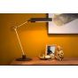 Lucide Slender - tafellamp - 80 x 23 x 80 cm - zwart en goud