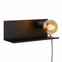 Lucide Sebo - wandlamp met schakelaar - 37 x 13 x 13 cm - zwart