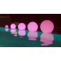 New Garden Buly 20 - tafellamp op zonne-energie - Ø 20 x 14,5 x 17 cm - 1W RGB LED incl. - IP68 - wit