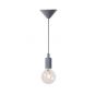 Lucide Fix - hanglamp - Ø 10 x 120 cm - 42W dimbare halogeen incl. - grijs (op=op!)
