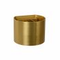 Lucide Xio - wandverlichting - 13 x 11 x 9,7 cm - 3,5W dimbare LED incl. - mat goud