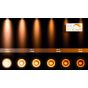 Lucide Taylor - opbouwspot 3L - 38 x 10 x 12,5 cm - 3 x 5W dimbare LED incl. - dim to warm - IP44 - wit