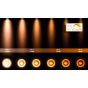 Lucide Taylor - opbouwspot 3L - 38 x 10 x 12,5 cm - 3 x 5W dimbare LED incl. - dim to warm - IP44 - wit
