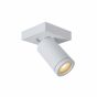 Lucide Taylor - opbouwspot 1L - 10 x 10 x 12,5 cm - 5W dimbare LED incl. - dim to warm - IP44 - wit