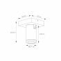 Lucide Taylor - opbouwspot 1L - 10 x 10 x 12,5 cm - 5W dimbare LED incl. - dim to warm - IP44 - wit
