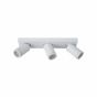 Lucide Taylor - opbouwspot 3L - 38 x 10 x 12,5 cm - 3 x 5W dimbare LED incl. - dim to warm - IP44 - wit