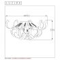 Lucide Atoma - plafondverlichting - 65 x 35 x 65 cm - wit