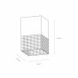 Lucide Renate - plafondverlichting - 10 x 10 x 16 cm - zwart en mat goud