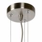 Lucide Stian - hanglamp - Ø 30 x 160 cm - gerookt en opaal glas