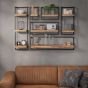 Vico Edge - wandschap - 100 x 25 x 30 cm - acaciahout