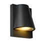 Lucide Liam - buiten wandverlichting - 13,8 x 9,4 x 18,1 cm - IP44 - antraciet
