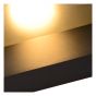 Lucide Liam - buiten wandverlichting - 13,8 x 9,4 x 18,1 cm - IP44 - antraciet