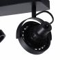 Lucide Tala LED - opbouwspot 2L - 28 x 12 x 20 cm - 2 x 12W dimbare LED incl. - zwart
