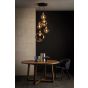 Lucide Julius - hanglamp - Ø 65 x 220 cm - gerookt grijs