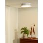 Lucide Rondell - plafondverlichting - Ø 30 x 5 cm - 25W dimbare LED incl. - IP40 - grijs en opaal