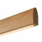 Lucide Sytze - hanglamp - 3 x 125 x 150 cm - 32W dimbare LED incl. - licht bruin en mat chroom