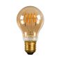 Lucide LED filament lamp - Ø 6 x 10,5 cm - E27 - 5W dimbaar - 2200K - amber