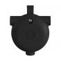 Creative Cables Eiva 3-way - siliconen kabelhouder - 6,5 x 5,3 x 2 cm - IP65 - zwart