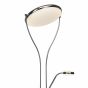 Brilliant Double - staanlamp - 199 cm - 25W + 5W dimbare LED incl. - chroom