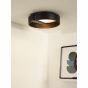 Lucide Miami - plafondverlichting - Ø 40 x 10,5 cm - 15W dimbare LED incl. - zwart