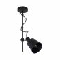 Lucide Quinny - plafondspot - 21 x 13 x 49 cm - zwart