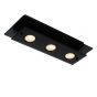 Lucide Okno - plafondverlichting - 35 x 13 x 8 cm - zwart 